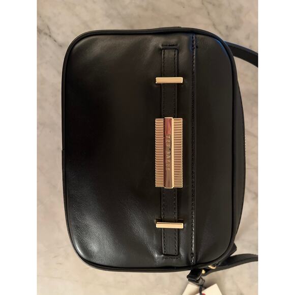Ted Baker London Black Crossbody Purse with Gold Accents - Picture 5 of 5